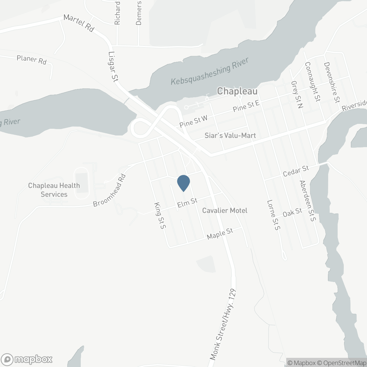 45 Elgin ST, Chapleau, Ontario P0M 1K0